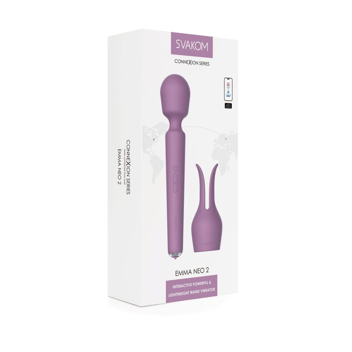 Masažni vibrator Svakom - Ema Neo 2, lila