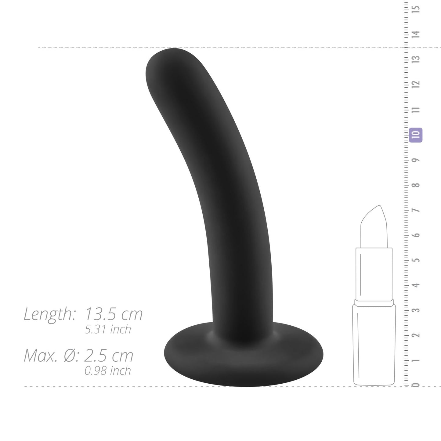 Strap on dildo No-Parts - Logan, 13.5 cm