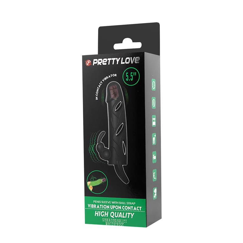 Penis Sleeve with Vibration 55