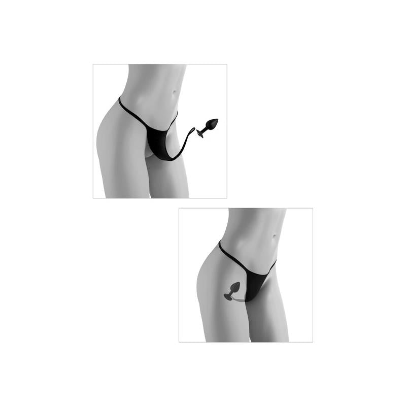 Panty with Butt Plug One Size S L