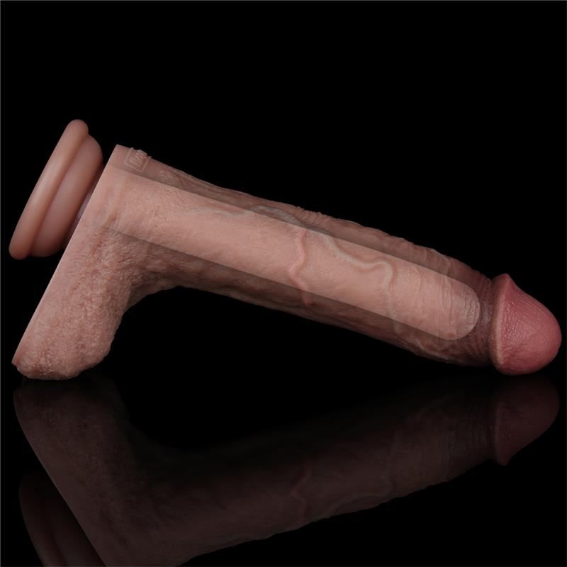 Dual Layered Silicone Dildo 85