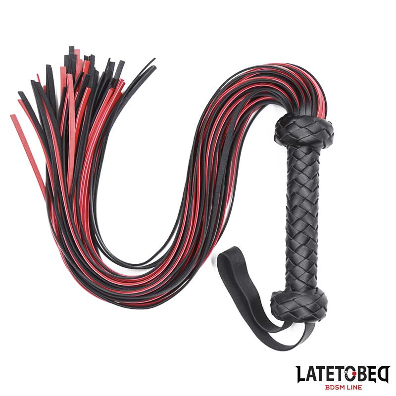 Red Black Flogger 65 cm
