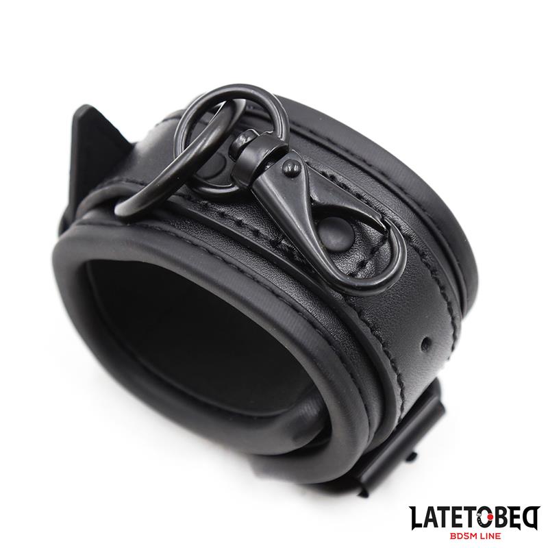 Handcuffs Adjustable Neoprene Black