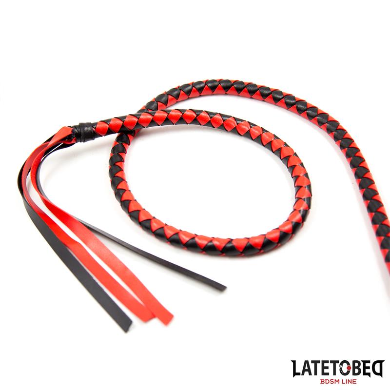 Long Whip Blacl and Red