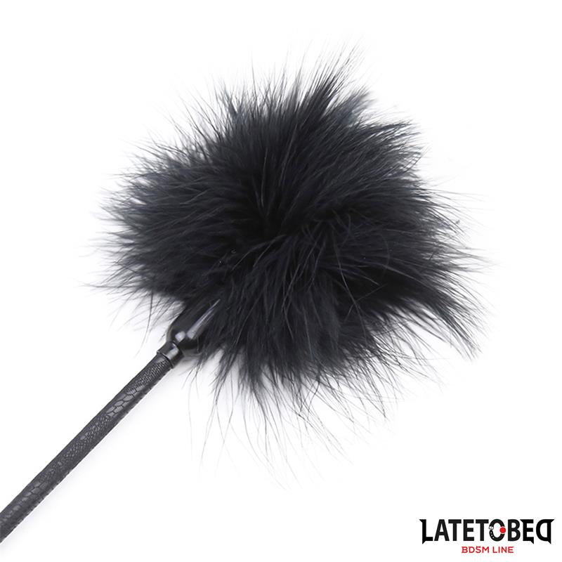 Feather Tickler and Lace Ribbon Paddle