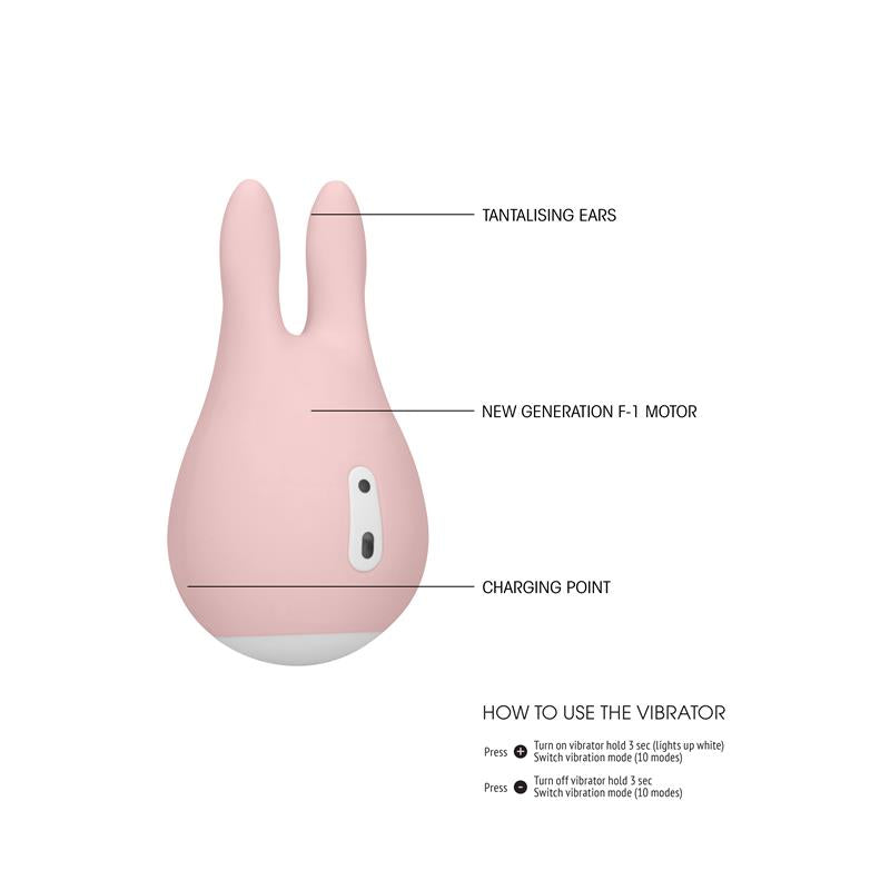 Clitoral Stimulator Sugar Bunny Pink