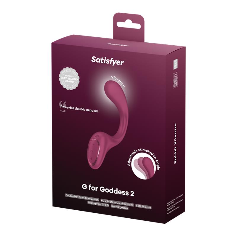 G for Goddess 2 Rabbit Vibrator Red