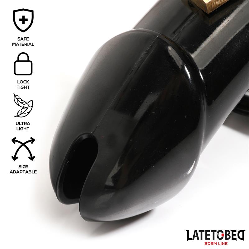 Chastity Cage Universal Long Black