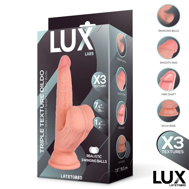 Lars Triple Density Dildo with Swinging Balls 76