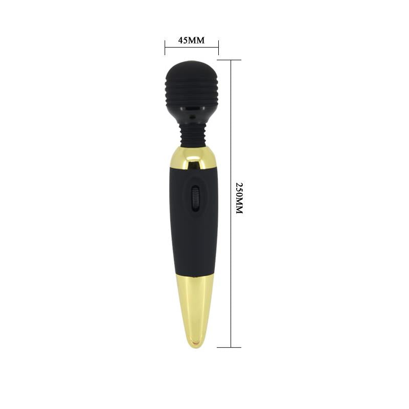 Pretty Love Massager Power Wand Black and Gold
