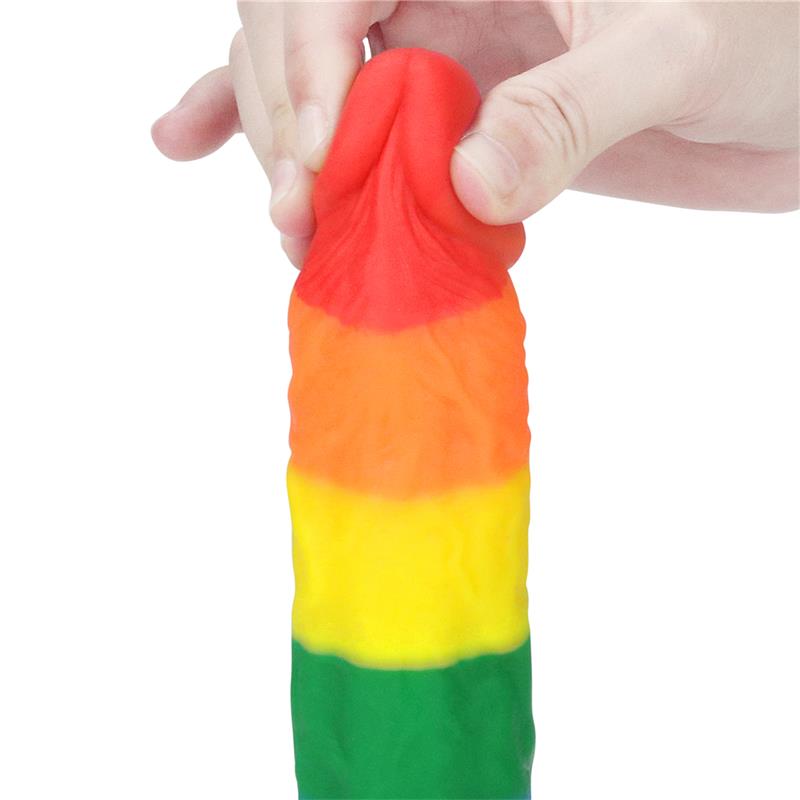 Dildo Prider 8 Liquid Silicone LGBT