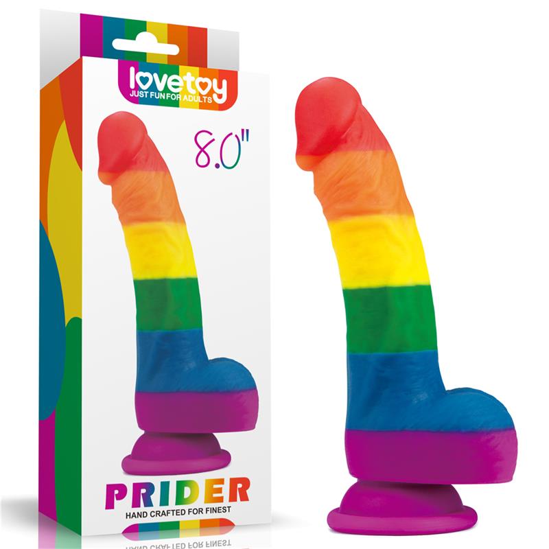 Dildo Prider 8 Liquid Silicone LGBT