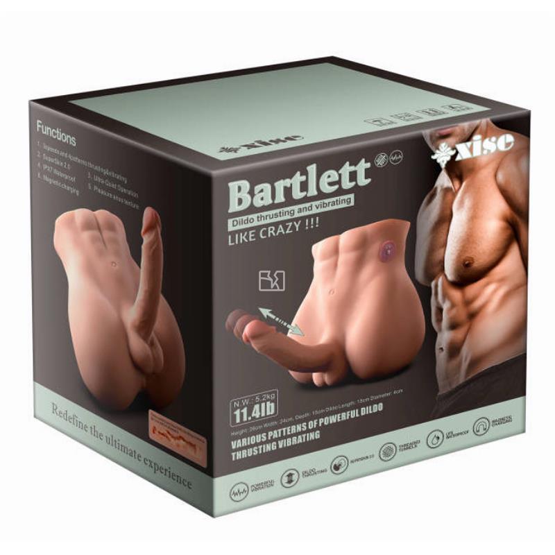 Batlett Dildo and Ass Thrusting and Vibrating Masturbator