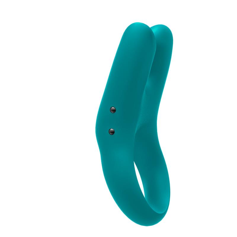 Nos Vibrating Penis Ring Deep Sea Blue