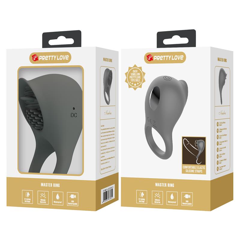 Nimbus Vibrating Cock Ring with Licking Tongue