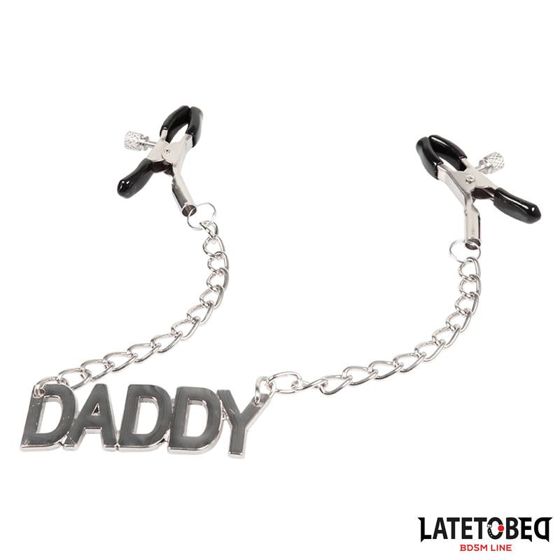 Nipple Clamps with Daddy