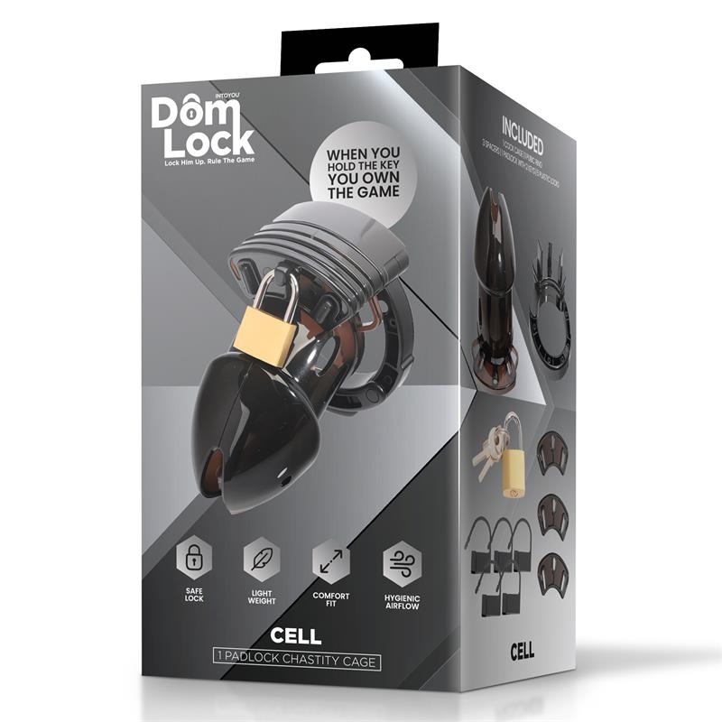 Cell Chastity Cage with Spacers