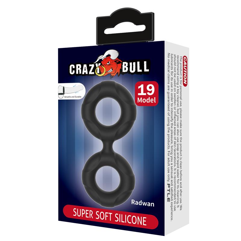 Radwan Double Cock Ring Silicone Mod 19