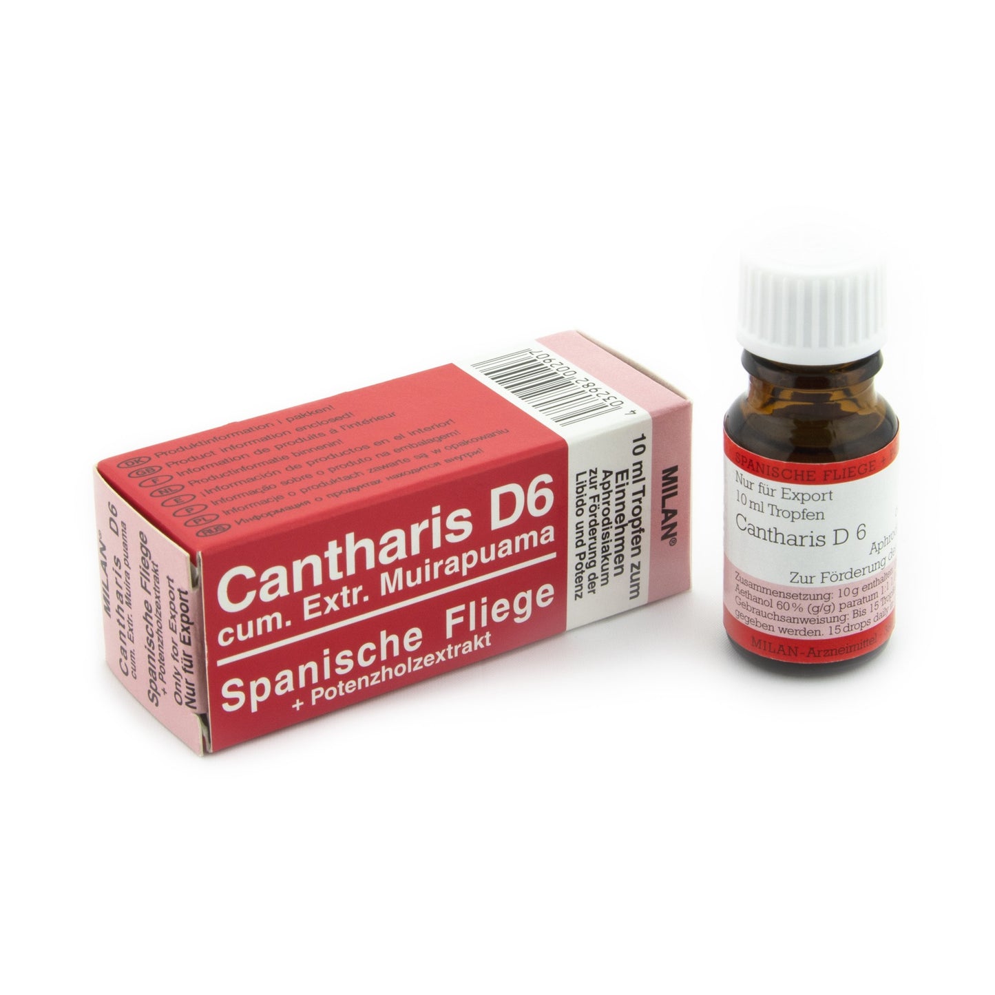 Španska muhica Milan Cantharis D6, 10 ml