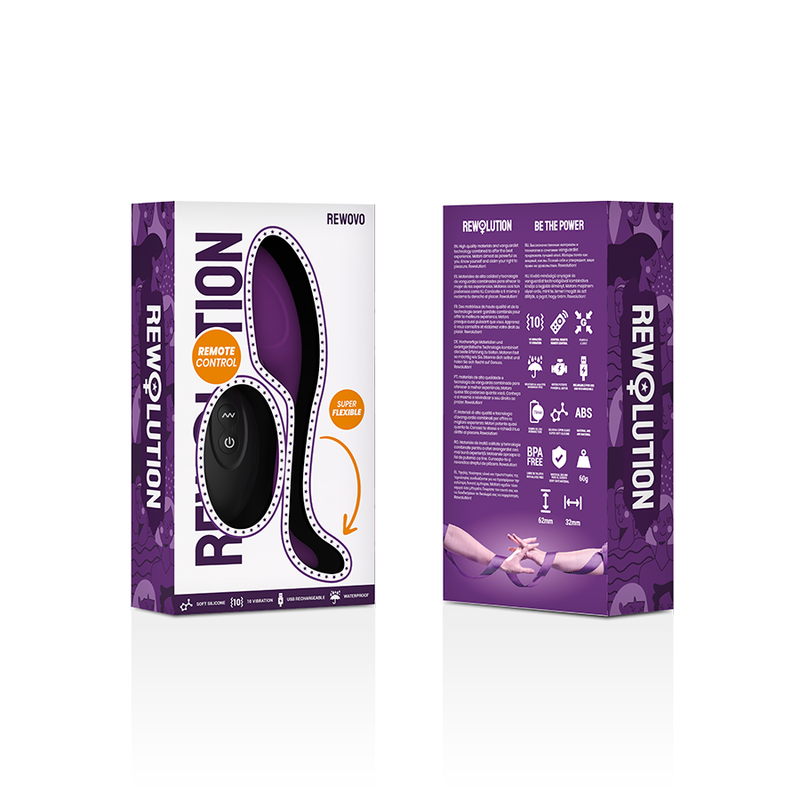 REWOLUTION - DALJINSKI UPRAVLJALNIK VIBRATORJA REWOVO EGG