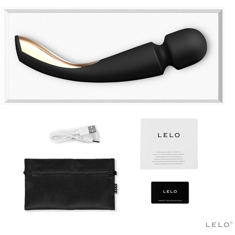 LELO - PAMETNA SREDNJA PALICA 2 ČRNA MASAŽNA NAPRAVA