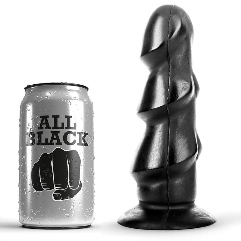 Analni dildo All Black - Dildo, 17 cm