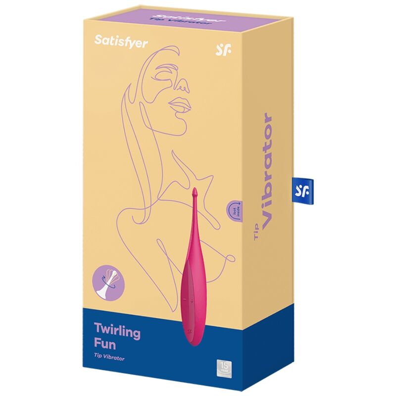 Stimulator klitorisa Satisfyer - Twirling Fun, roza