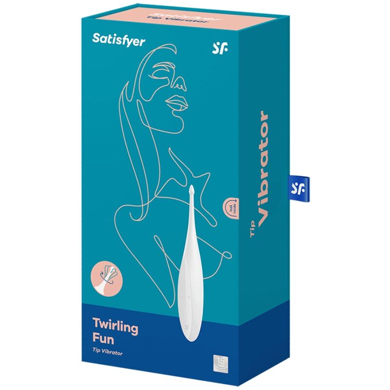 Stimulator klitorisa Satisfyer Twirling Fun, bela