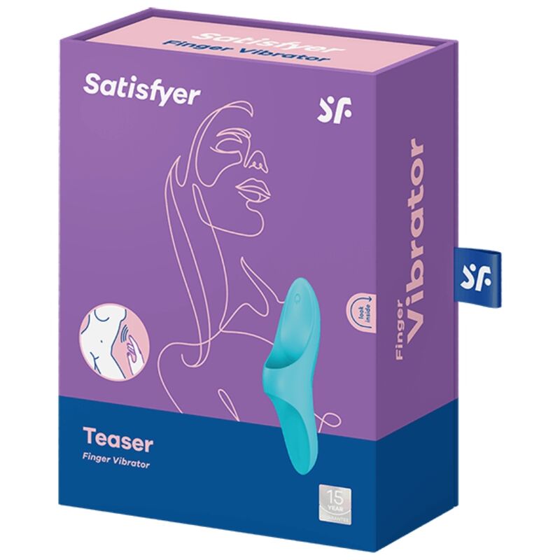 Naprstni vibrator Satisfyer - Teaser, modra