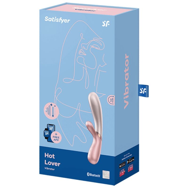 Rabbit vibrator Satisfyer - Hot Lover, roza/bež
