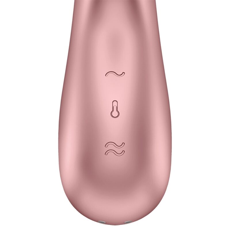 Rabbit vibrator Satisfyer - Hot Lover, roza/bež
