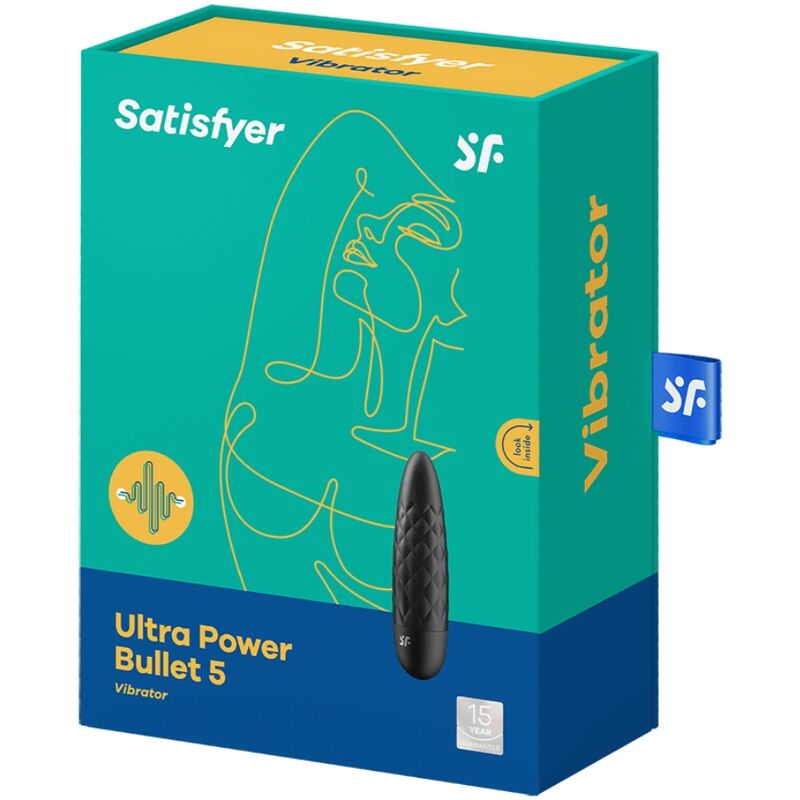 Bullet vibrator Satisfyer - Ultra Power Bullet 5, črna