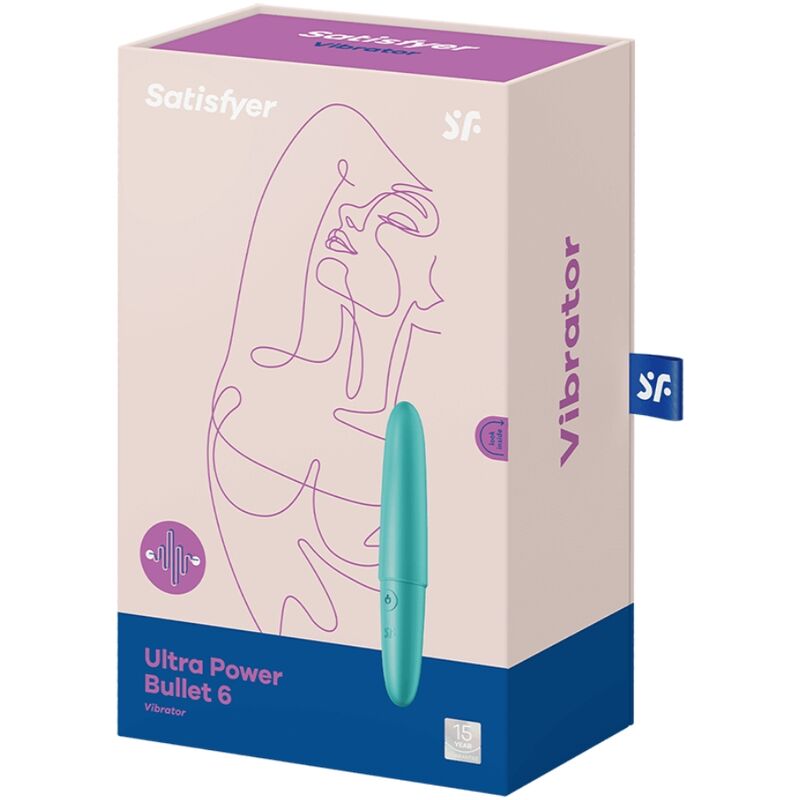 Bullet vibrator Satisfyer - Ultra Power Bullet 6, turkizna