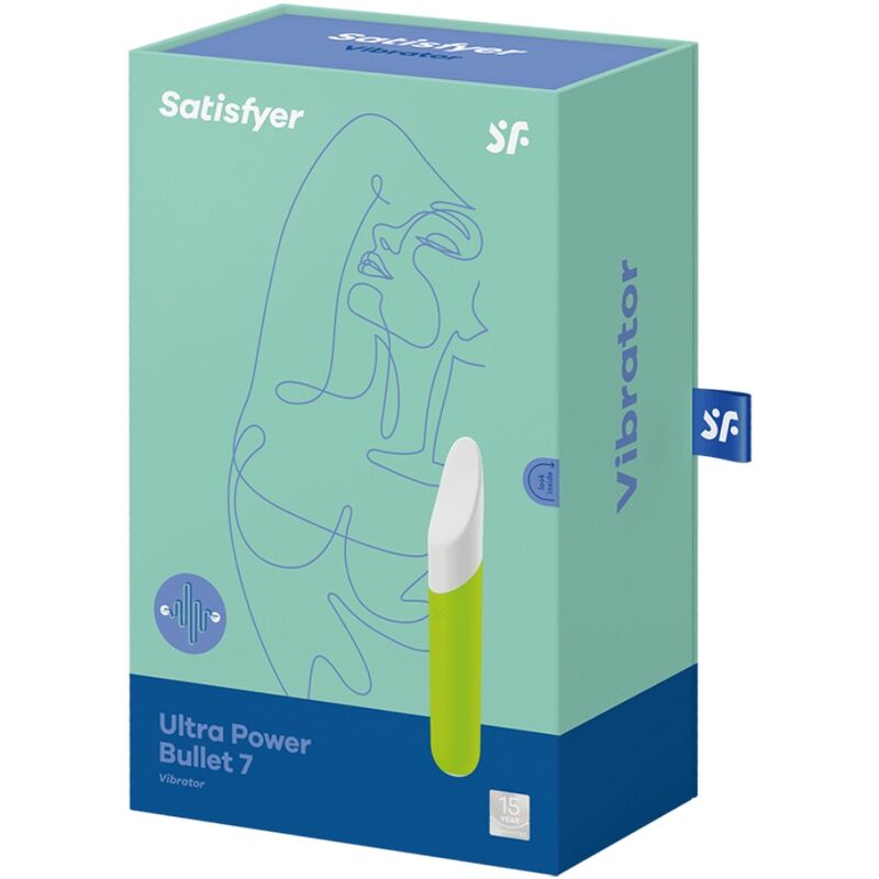Bullet vibrator Satisfyer - Ultra Power Bullet 7, zelena