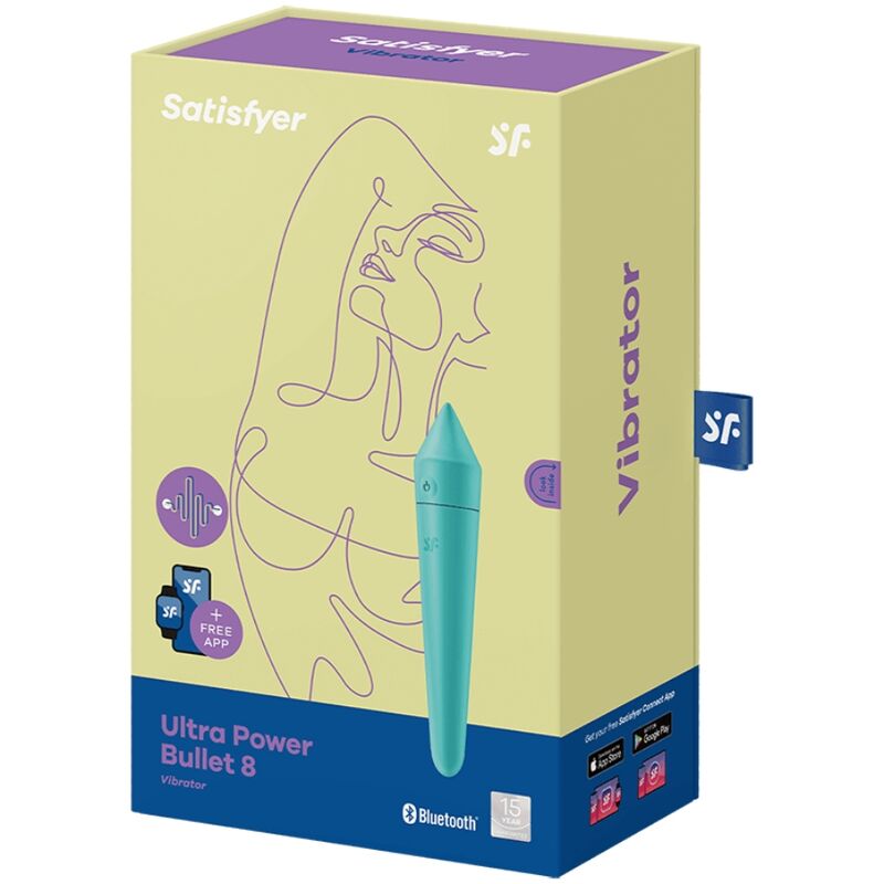 Bullet vibrator Satisfyer - Ultra Power Bullet 8, turkizna