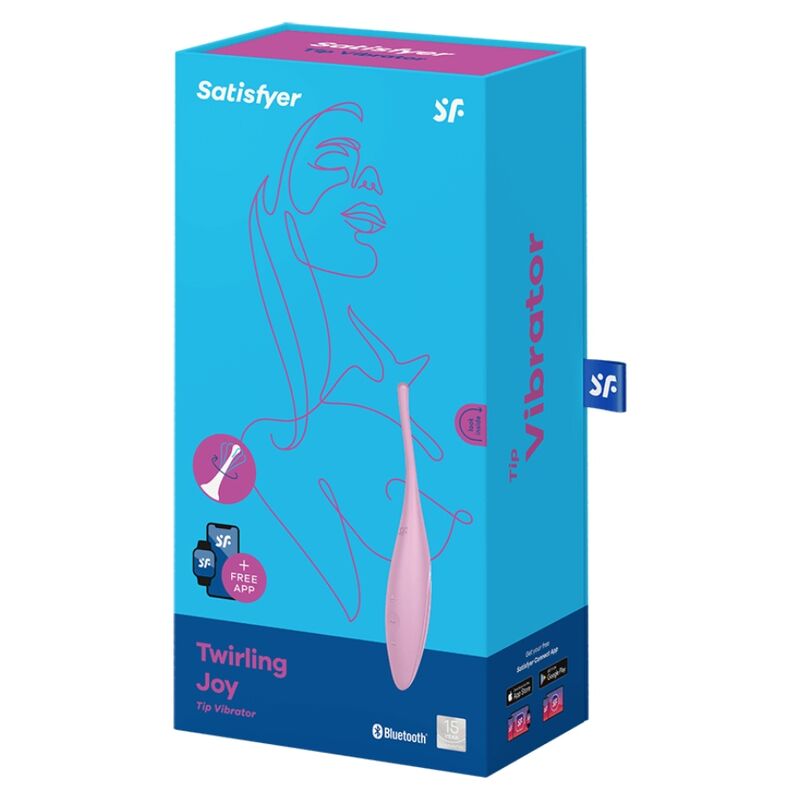 Točkovni vibrator Satisfyer - Twirling Joy, roza