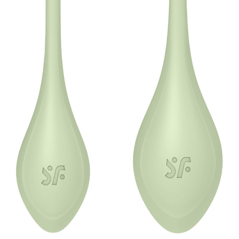 Komplet vaginalnih kroglic Satisfyer - Yoni Power 2, zelena