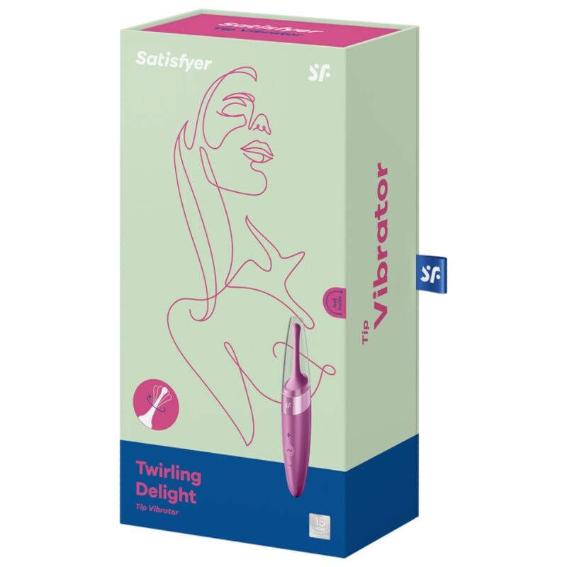 Točkovni vibrator Satisfyer - Twirling Delight, vijolična