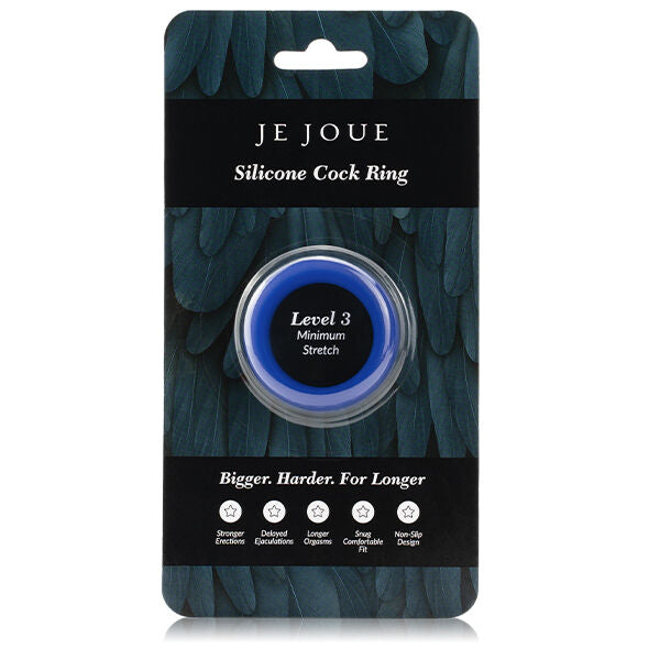 JE JOUE - MODRI SILIKONSKI OBROČEK - MINIMALNA STRANGULACIJA