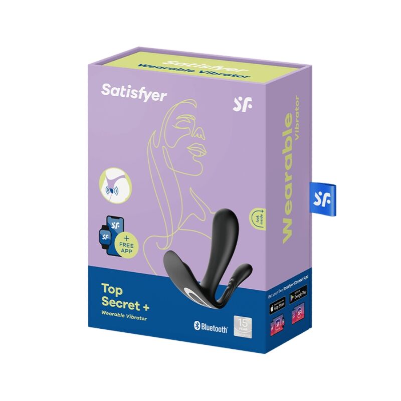 Vibrator G točke Satisfyer - Top Secret +, črna