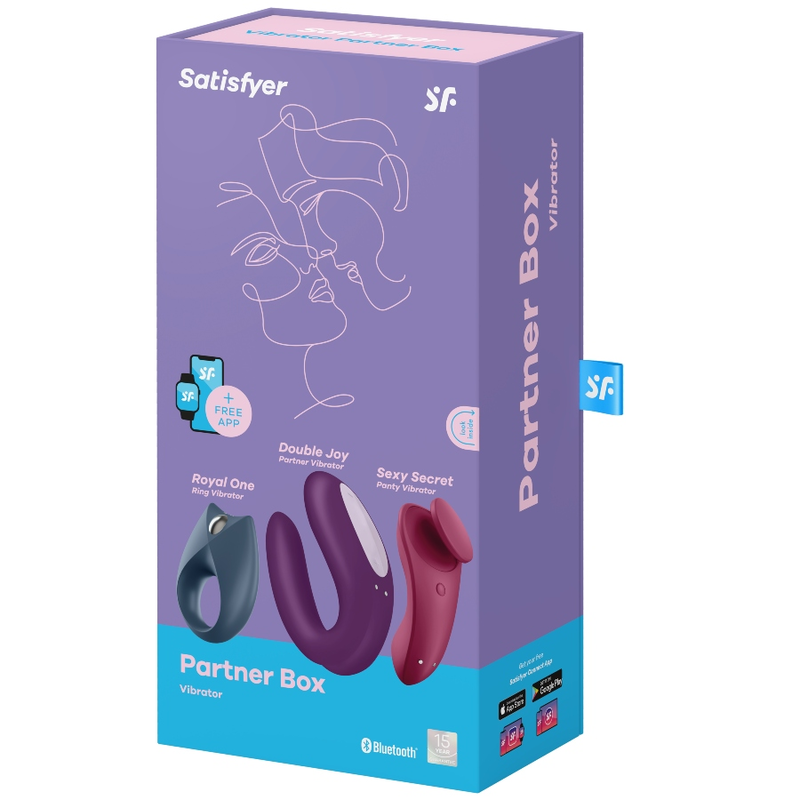 Komplet igračk za pare Satisfyer - Partner Box 3