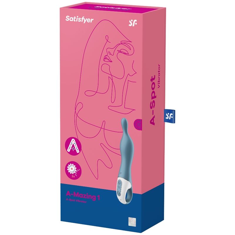 Stimulator A točke Satisfyer - A-mazing 1, modra