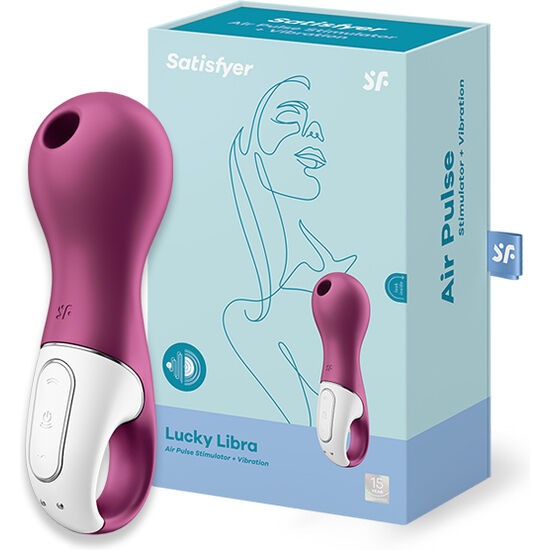 Stimulator klitorisa Satisfyer - Lucky Libra, rdeča