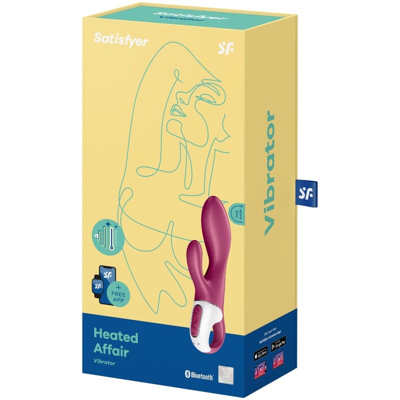 Grelni rabbit vibrator Satisfyer - Heated Affair