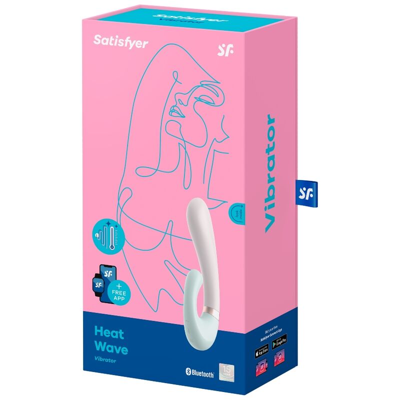 Rabbit vibrator Satisfyer - Heat Wave, roza