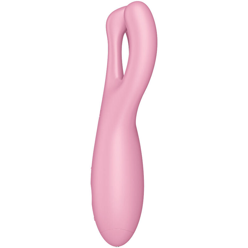 Stimulator klitorisa Satisfyer Threesome 4, roza