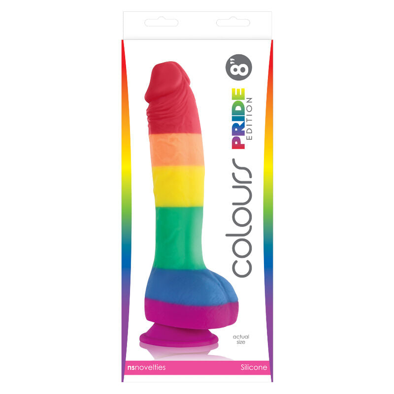 PRIDE - LGBT ZASTAVA DILDO 19 CM