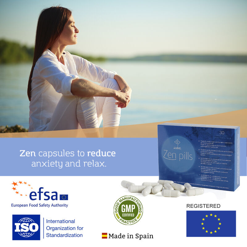 Kapsule za tesnobo 500cosmetics Zen Pills, 30 kos