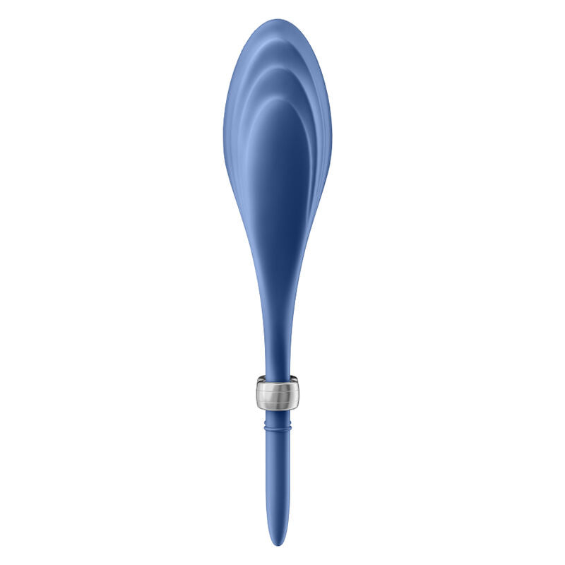 Vibracijski obroček za penis Satisfyer - Duelist, modra