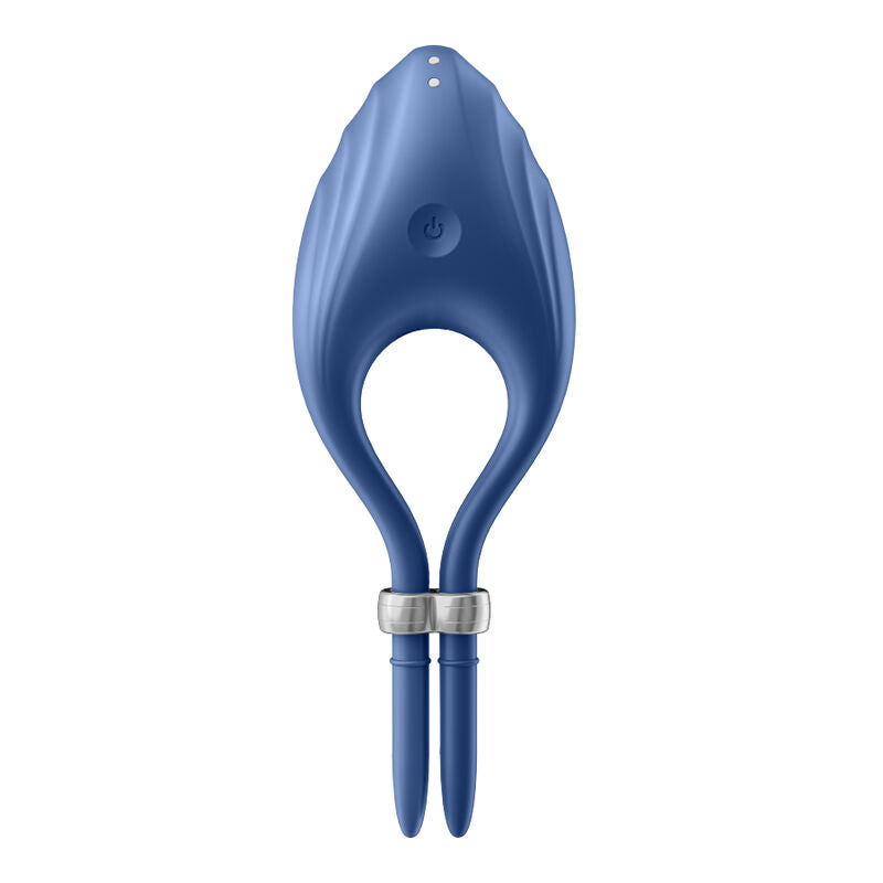 Vibracijski obroček za penis Satisfyer - Duelist, modra